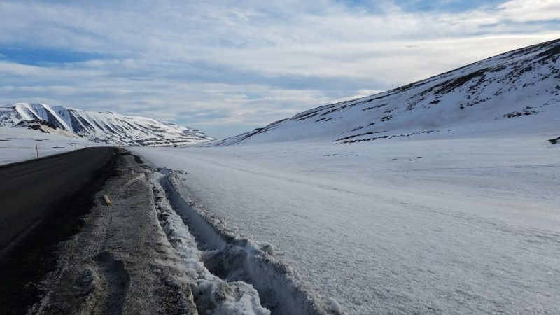 winter traveling in Iceland