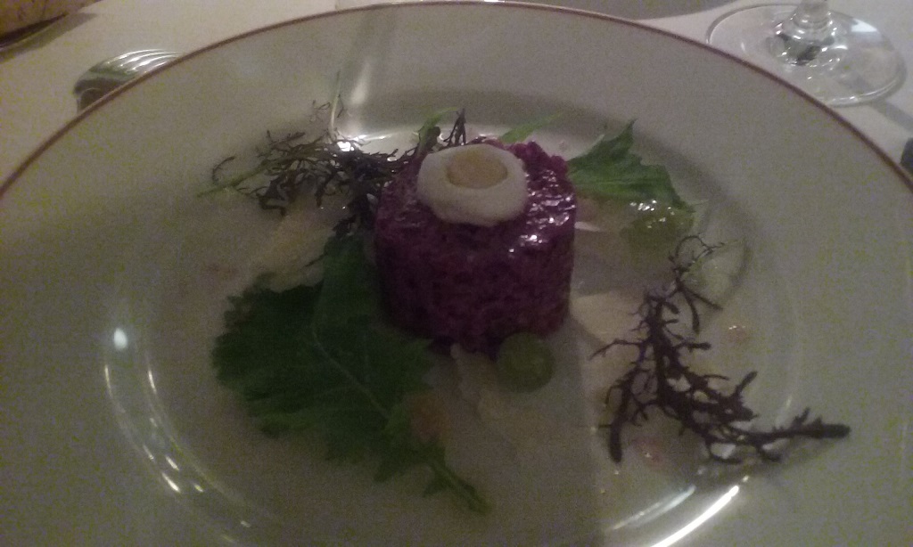 Beet Tartare Made to Look Just Like Its Beef Counterpart
