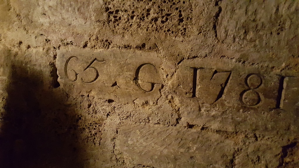 Passage 65 Established by the Quarry Person Guillaumot in 1781