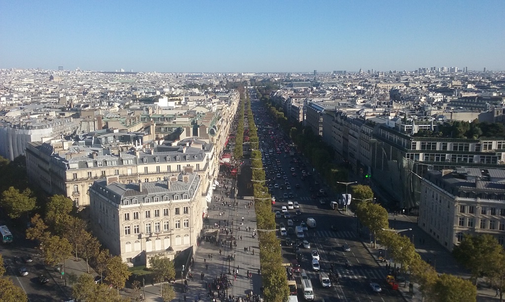 Avenue des Champs Élysées as Seen from the Arc