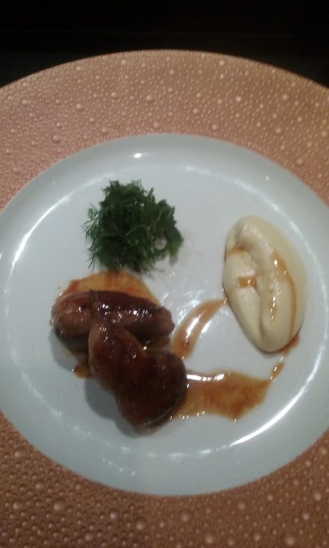 Quail with Robuchon's Renown Buttery Mashed Potatoes