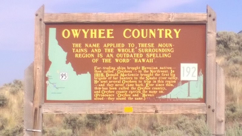 The History of How Owyhee (pronounced Hawaii) Got Its Name