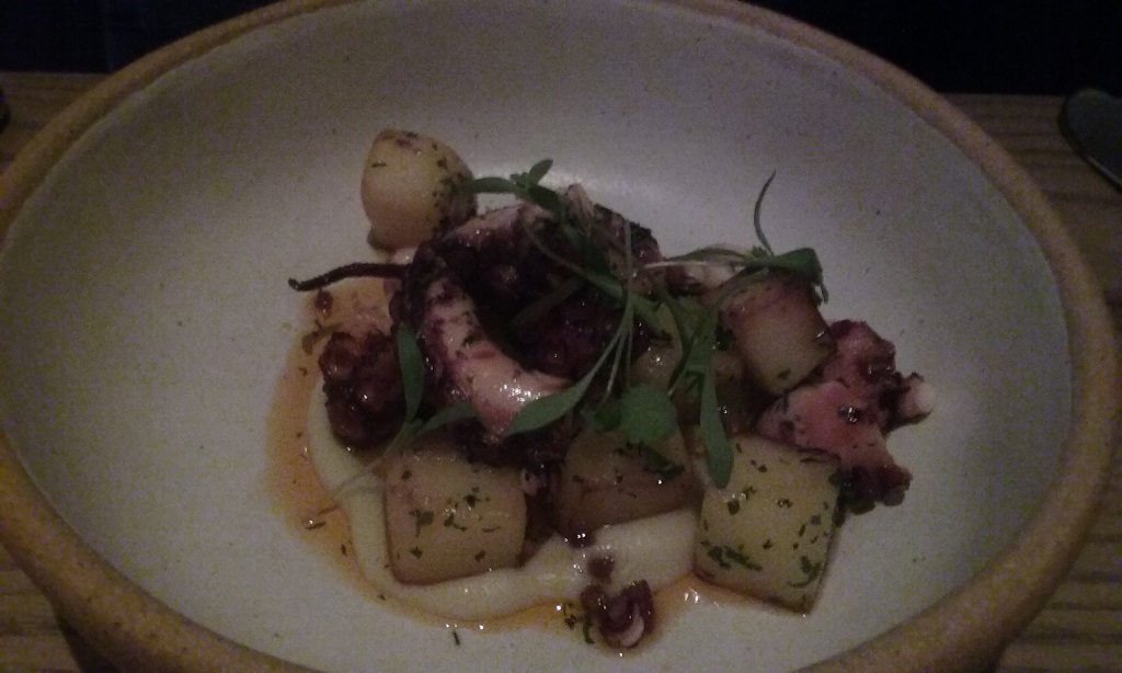 George Has a Knack for Preparing Octopus