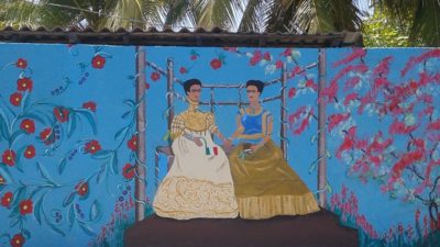 Frida Artwork in Barra de Potosi
