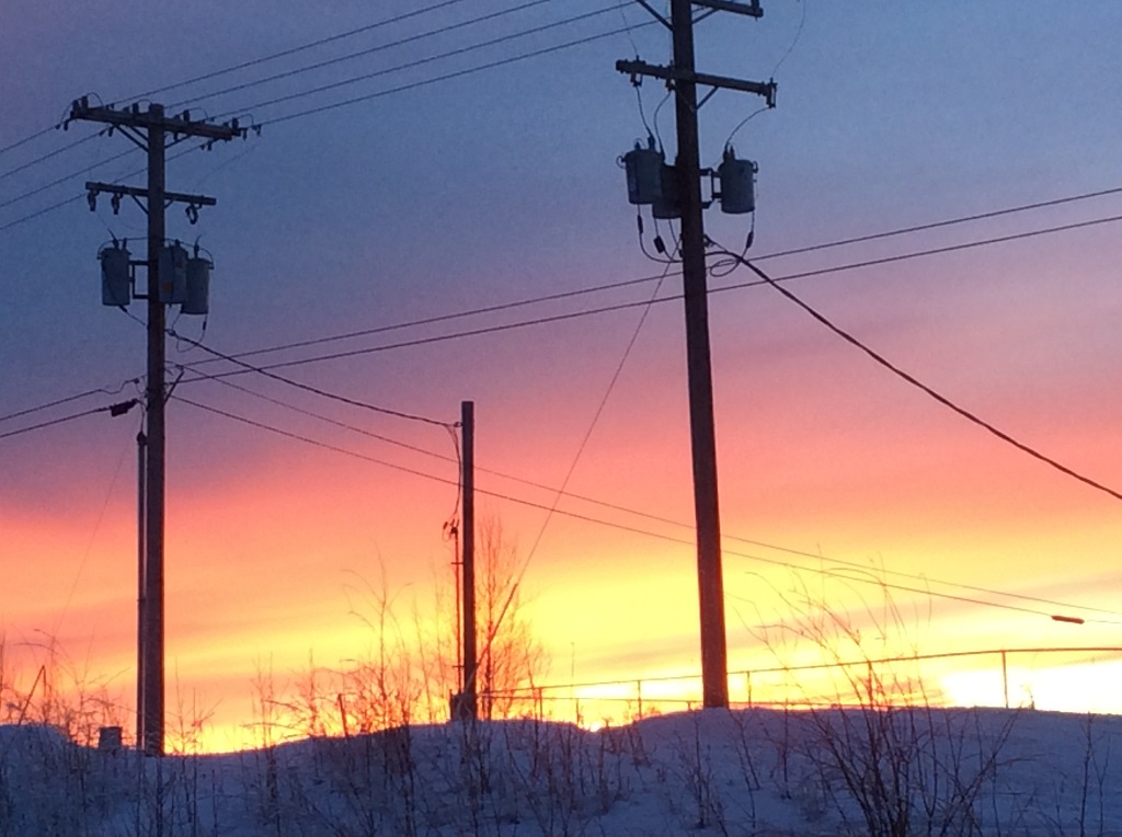 The Morning Sky Ablaze