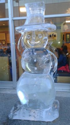 The Ice Sculptures Give Anchorgage Charm