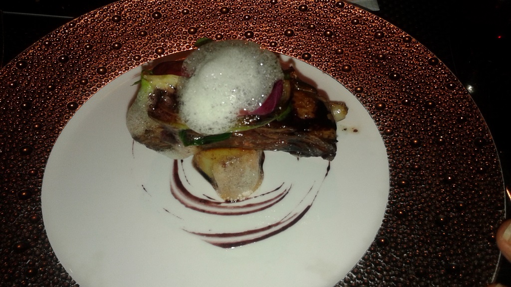 A Very Dramatic Display of Juicy Black Angus