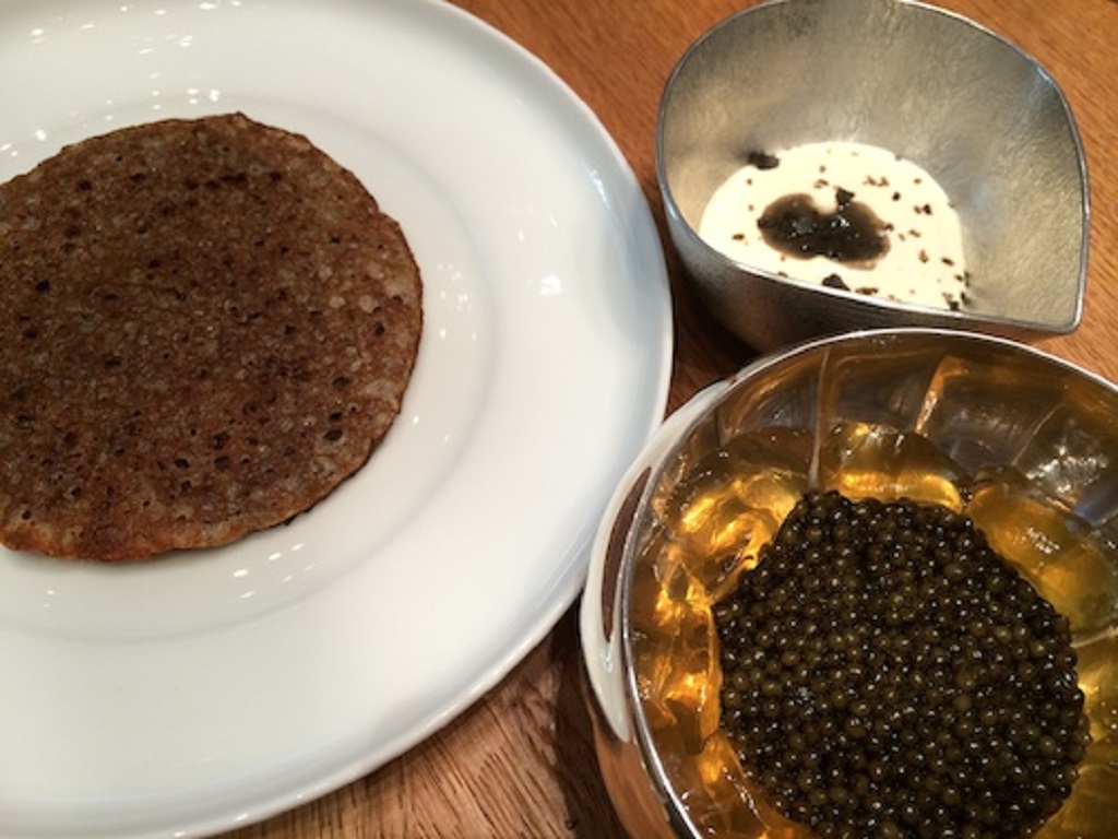 Simple Buckwheat Pancakes Are Transformed into Haute Cuisine