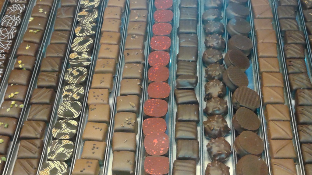 Enticing Array of Chocolate at Pralus